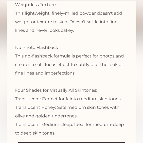 Laura Mercier Translucent Loose Setting Powder&Puff - Picture 5 of 14